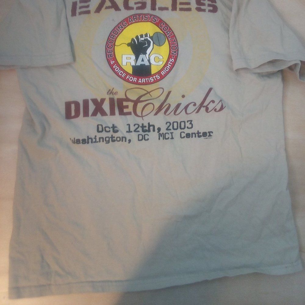 Vintage Eagles Dixie Chicks Benefit Concert Tour 2003 T-Shirt View 5